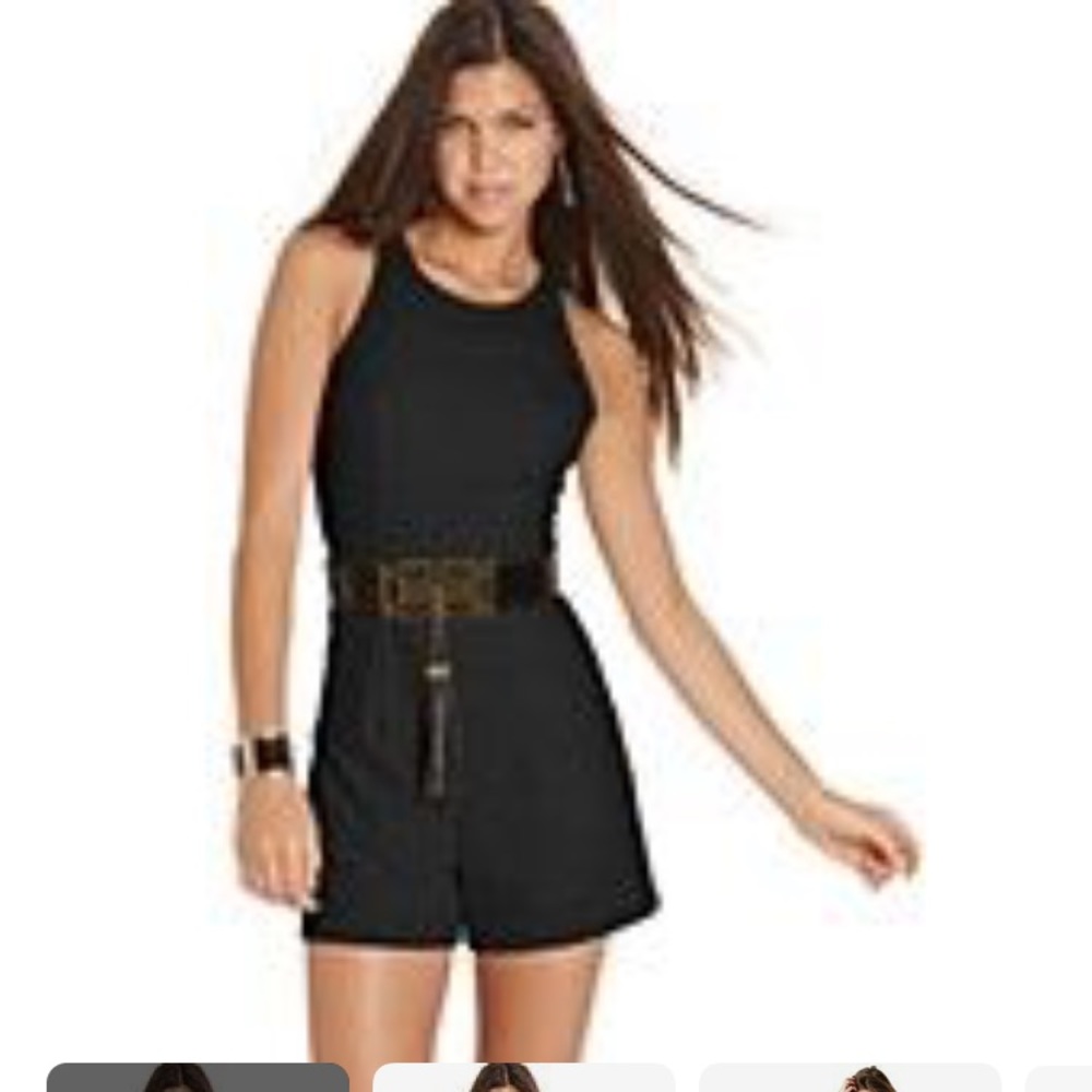 XOXO black sleeveless romper